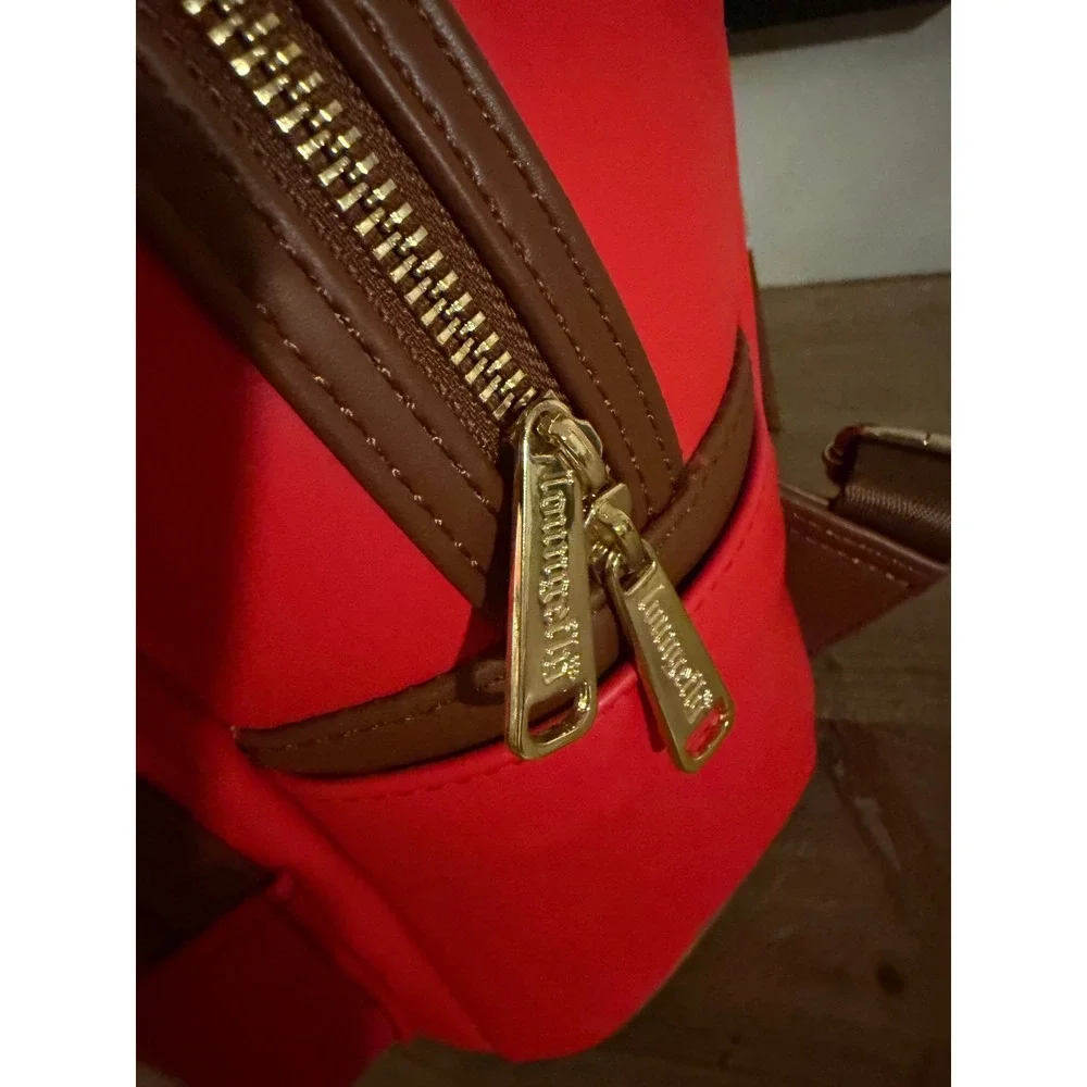 Loungefly Disney Robin Hood Prince John Cosplay Mini Backpack Red Gold New